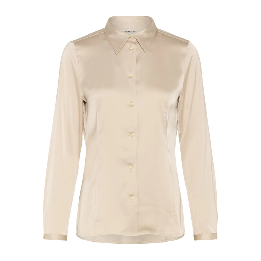 Inwear Beige Shirts - Female - Shirts - S - Blouses & Shirts