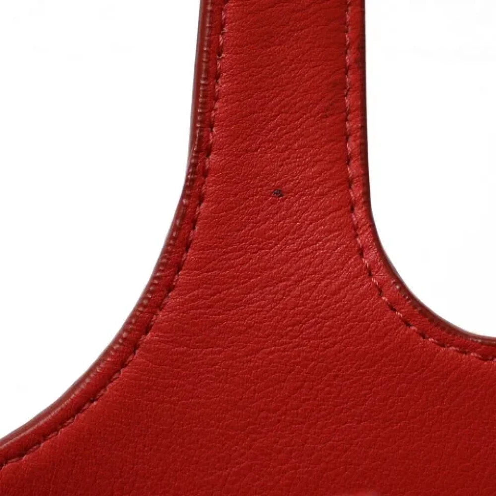 Celine Vintage Pre-owned Leather celine-bags Red Dames