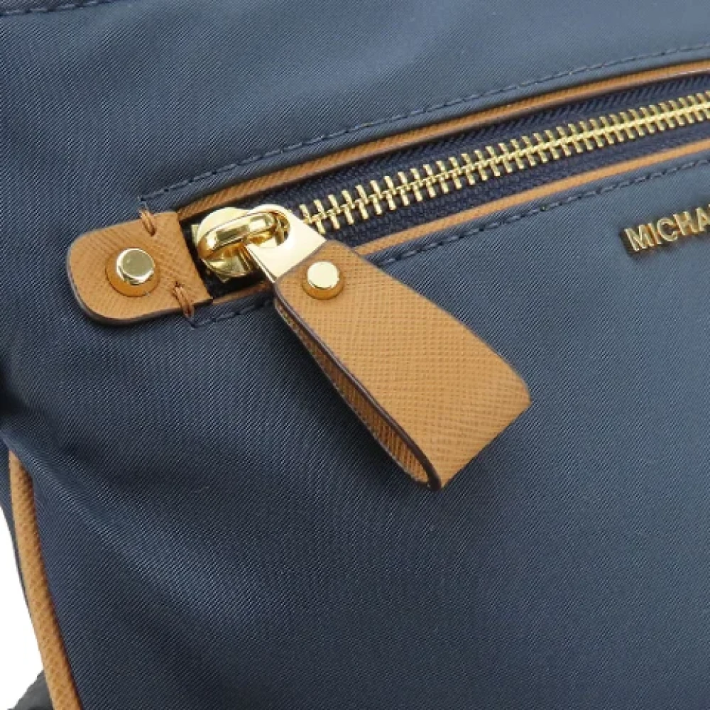 Michael Kors Pre-owned Canvas shoulder-bags Blue Dames