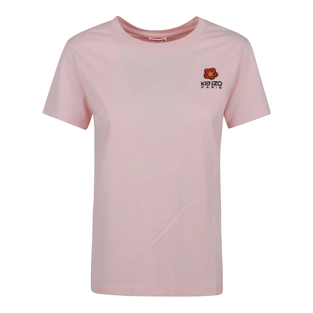 Kenzo Klassiek Crest Logo T-Shirt Pink Dames