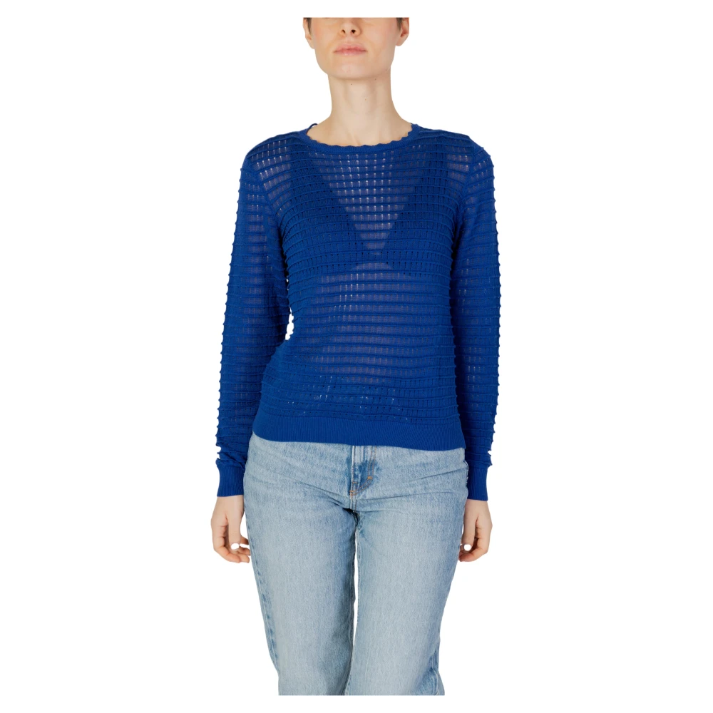 Vero Moda Stijlvolle Jersey Pullover voor Dames Blue Dames