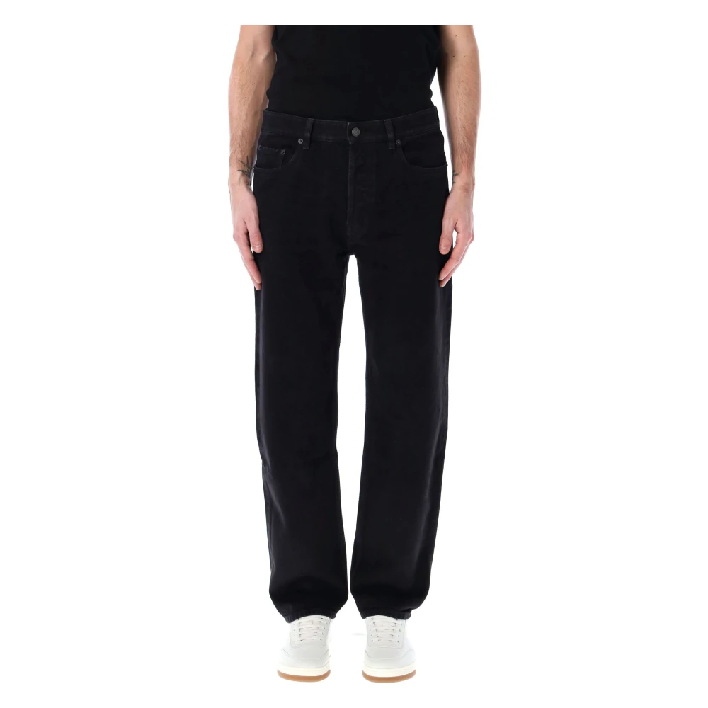 Saint Laurent Men's Black Jeans Mick Straight Leg