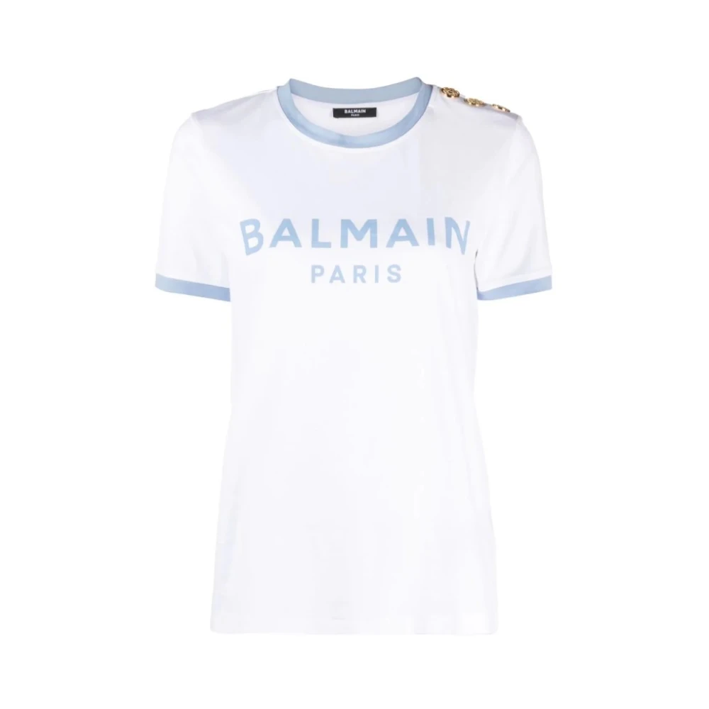 Balmain Stijlvolle T-shirts en Polos White Dames