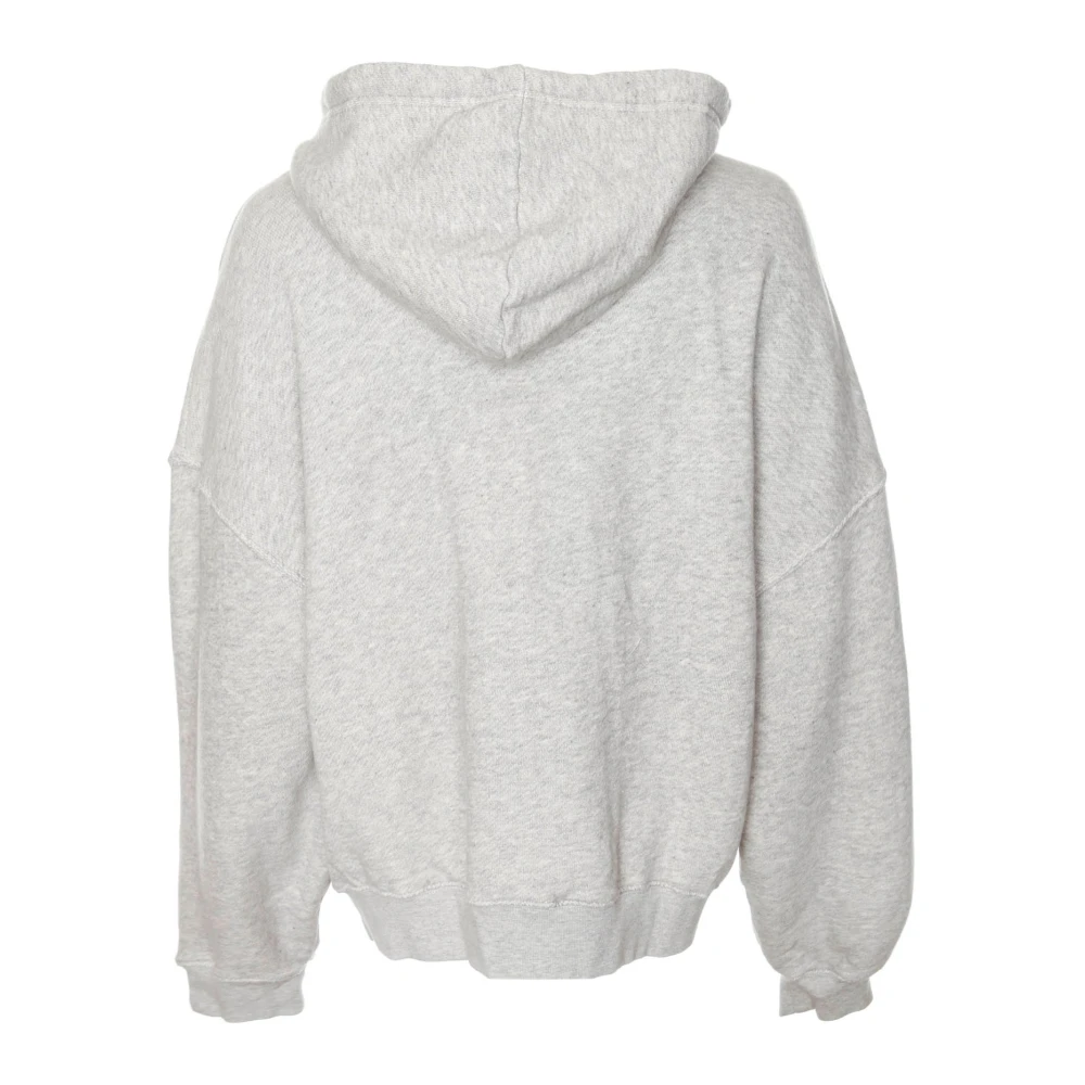 American vintage Hoodie met rits Gray Dames