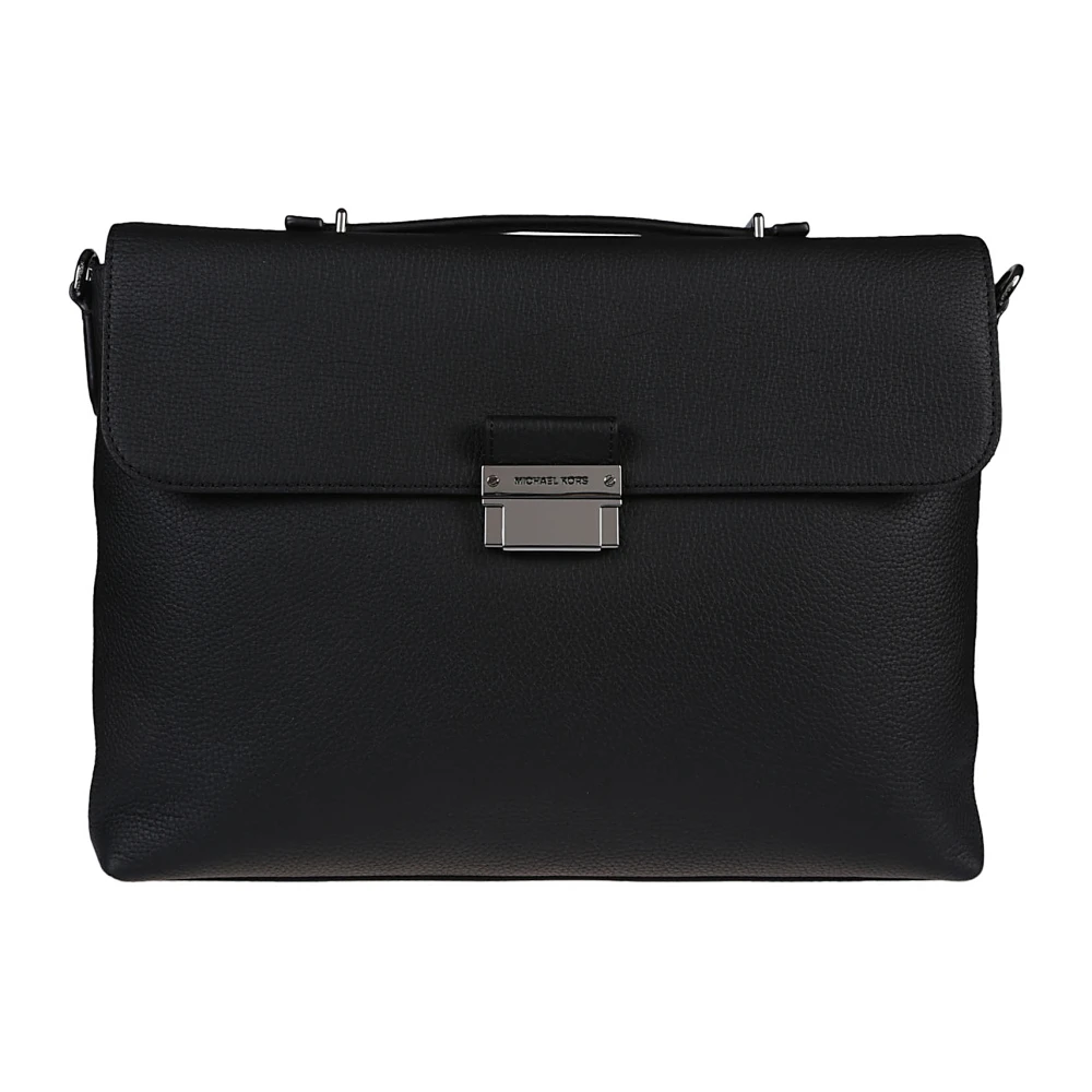 Michael Kors Stijlvolle Aktetas voor Professionals Black Heren