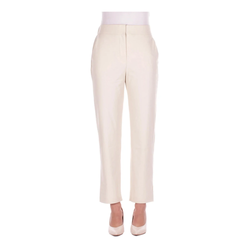 Max Mara Femme Beige - Straight Pantalons - Pantalons - Taille: 40 Fr