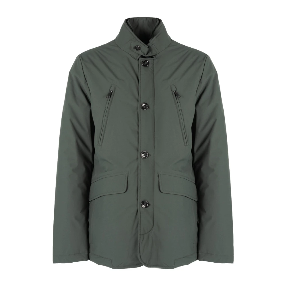 Geox Elegante Jas met Functionele Kenmerken Green Heren