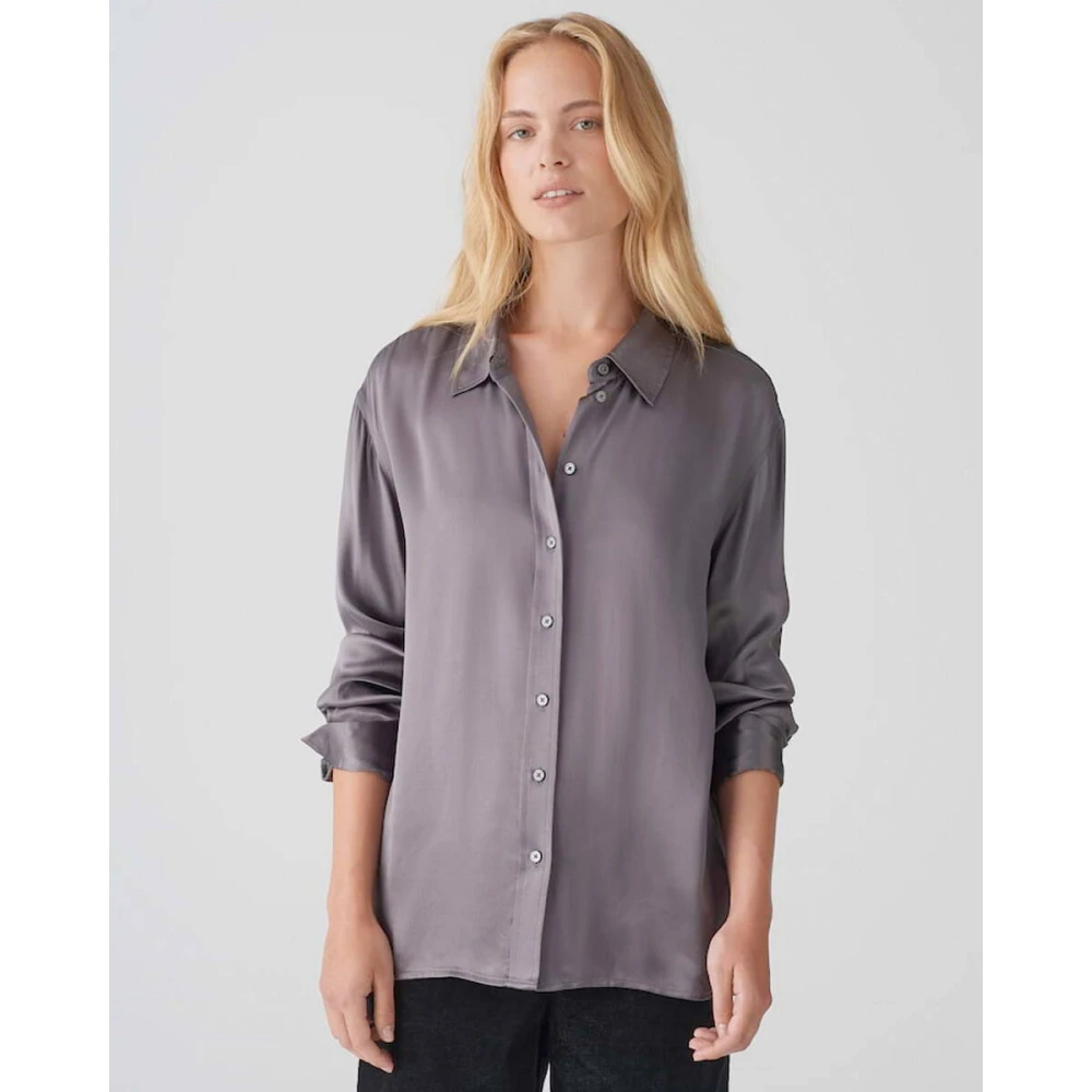 Opus Blouse met lange mouwen en Fenzy Gray Dames