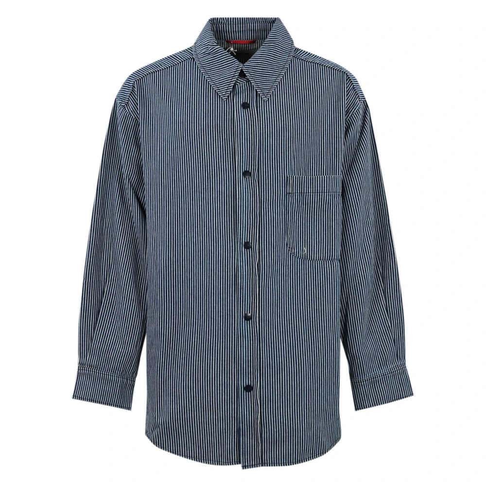 Autry Klassiek Katoenen Overhemd Blue Heren