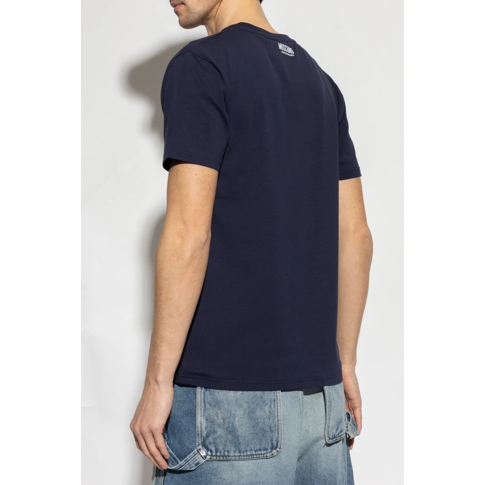 Moschino T-shirt uit de ondergoedcollectie Blue Heren
