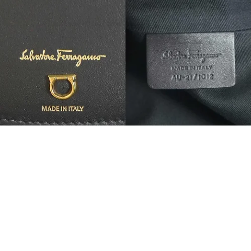 Salvatore Ferragamo Pre-owned Leather shoulder-bags Multicolor Dames