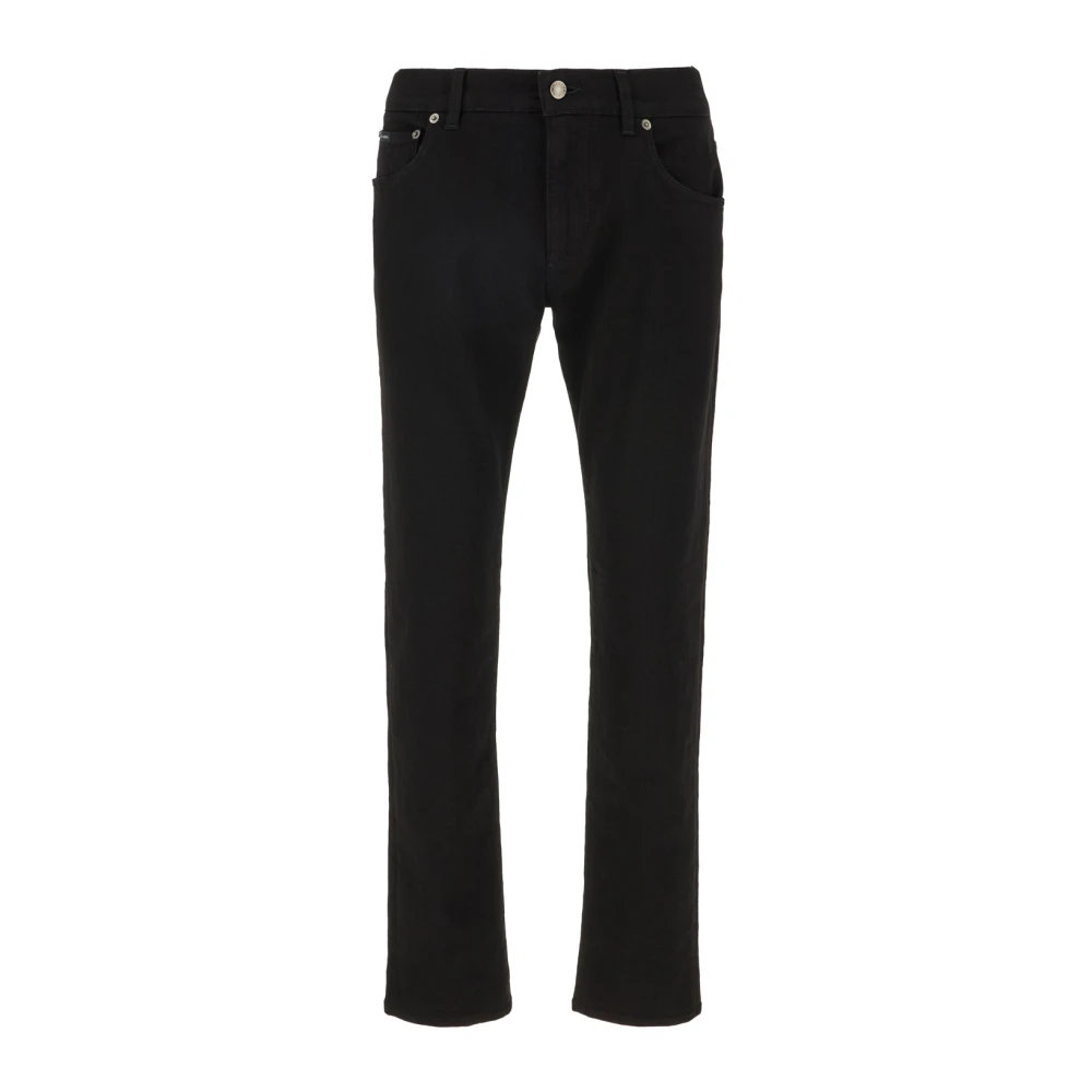 Dolce & Gabbana Black Jeans - Male - Straight Fit Jeans - Xl - Jeans