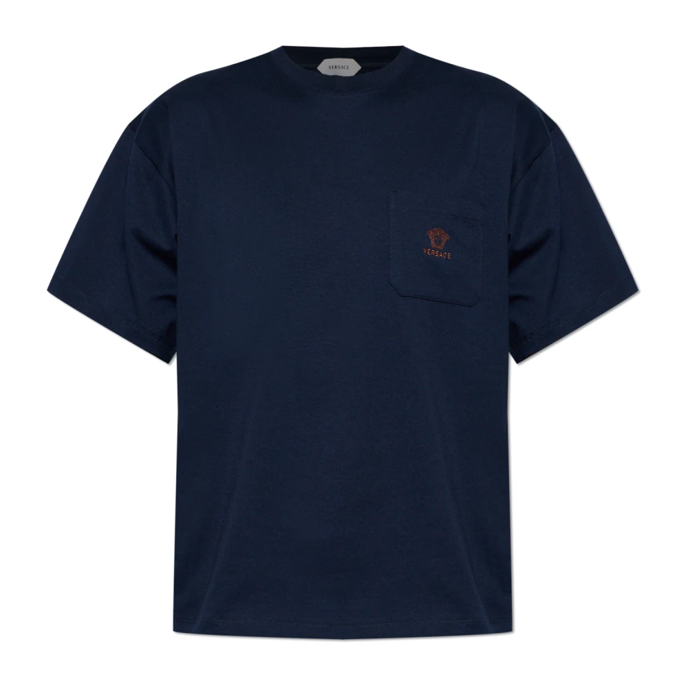 Versace Uomo Blu Top, M, New,