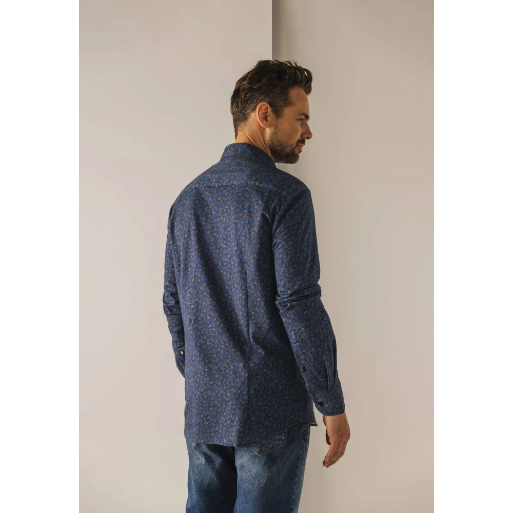 State of Art Casual Overhemd Blue Heren
