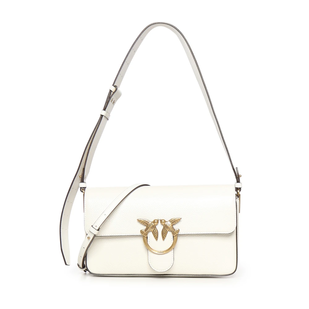 Pinko Women's White Shoulder Bags, One Size, Love Bag Borse