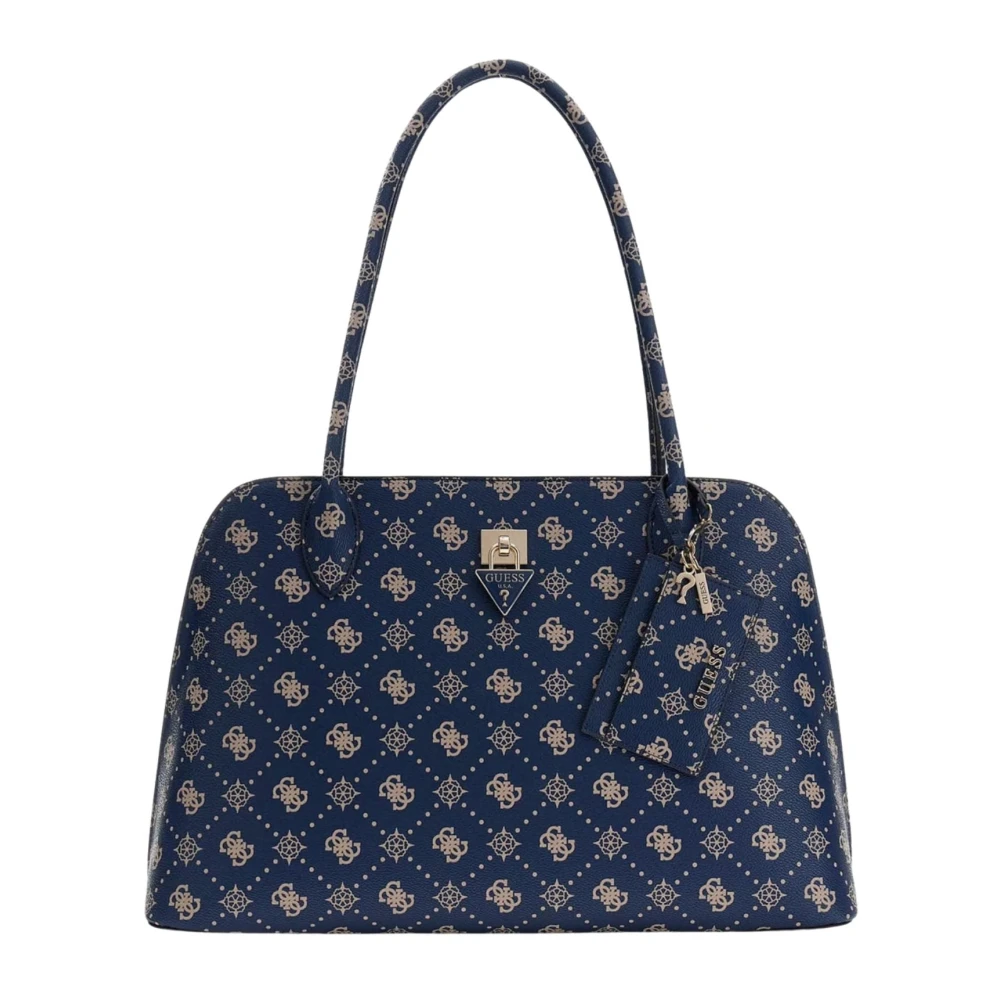 Guess Women's Blue Shoulder Bags, One Size, Patsie Tote