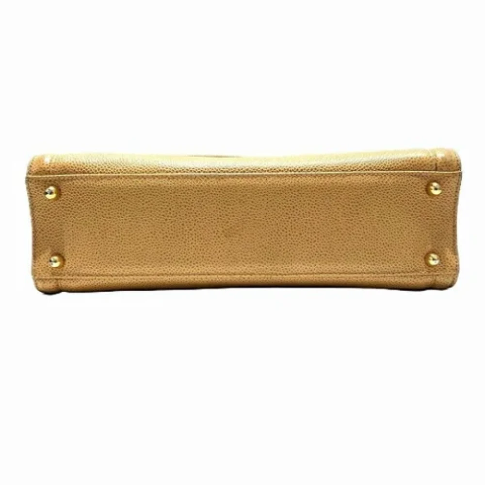 Chanel Vintage Pre-owned Leather chanel-bags Brown Dames