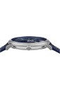 montre-bleue-v-circle-bracelet-cuir-textile