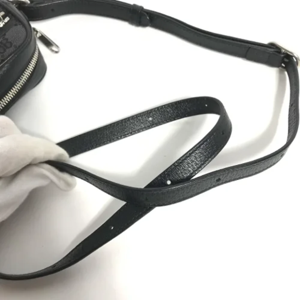 Gucci Vintage Pre-owned Fabric gucci-bags Black Heren