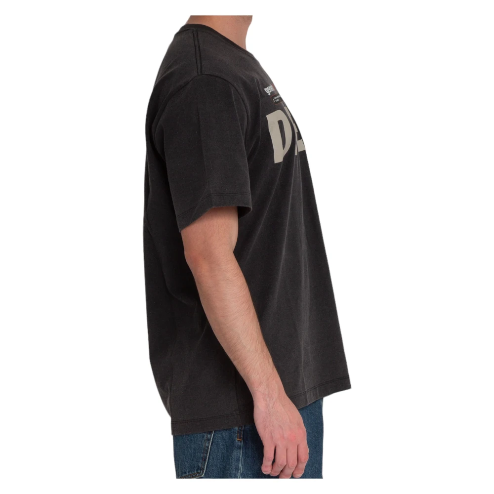 Doublet Zwart Logo Tee AI-gegenereerde Stijl Black Heren