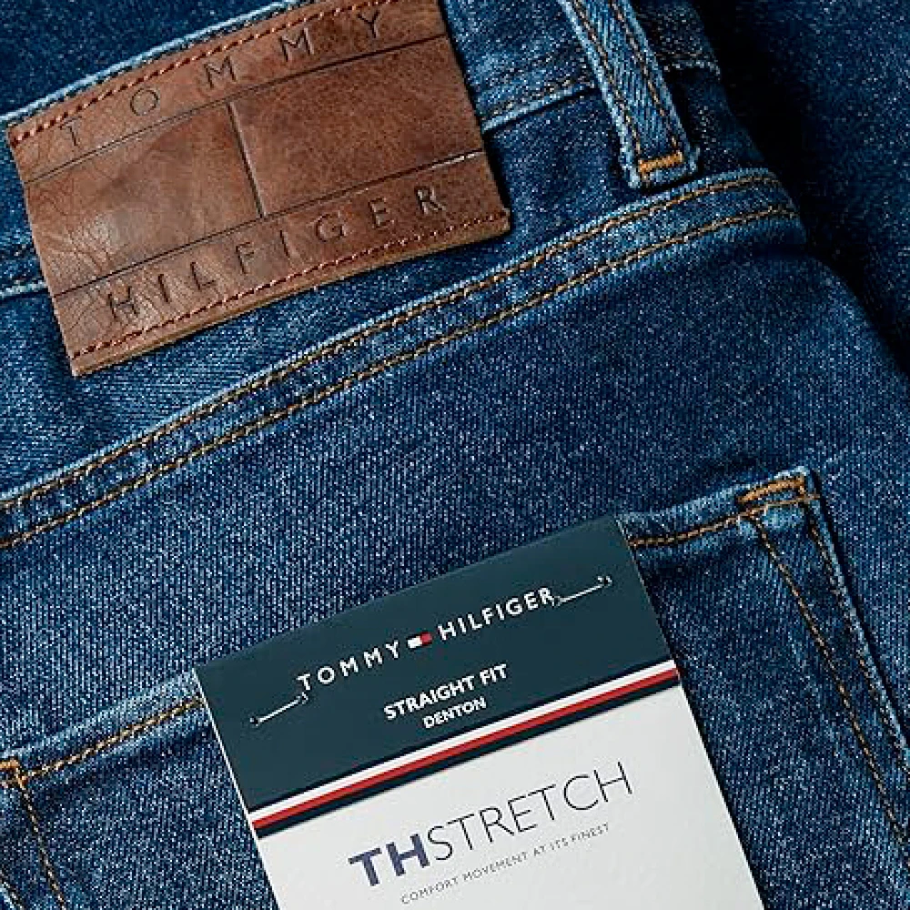 Tommy Hilfiger Denim Jeans Regular Fit Knoopsluiting Blue Heren