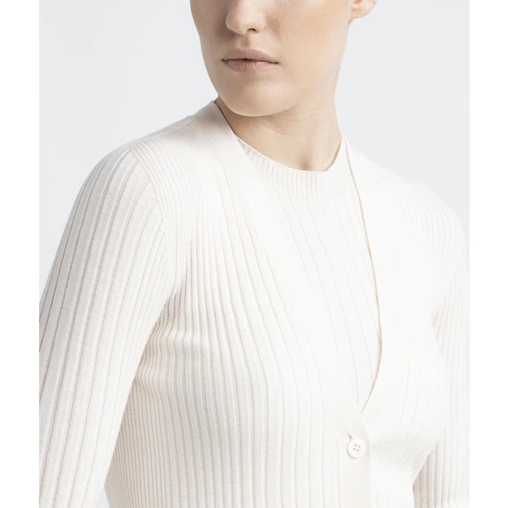 PESERICO Wollen vest Beige Dames