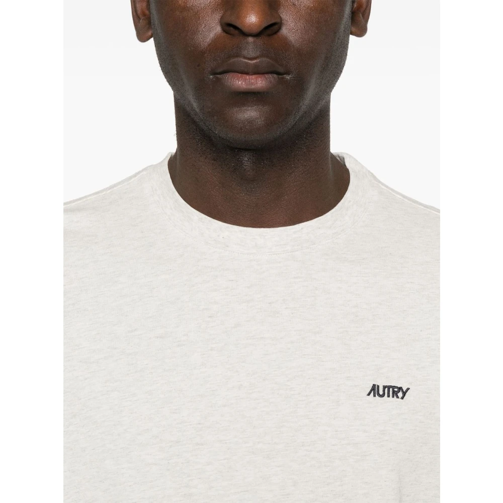 Autry T-shirt met ronde hals en korte mouwen Gray Heren
