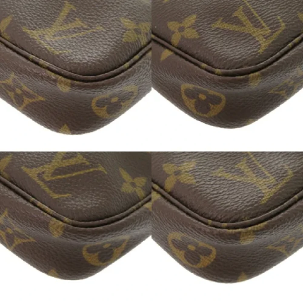 Louis Vuitton Vintage Pre-owned Canvas clutches Brown Dames