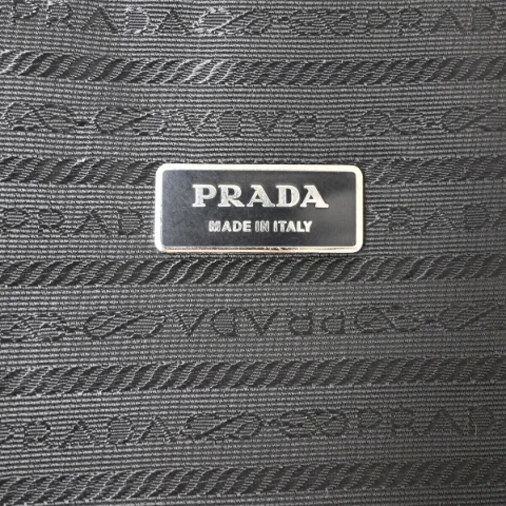 Prada Vintage Pre-owned Silver handbags Black Dames