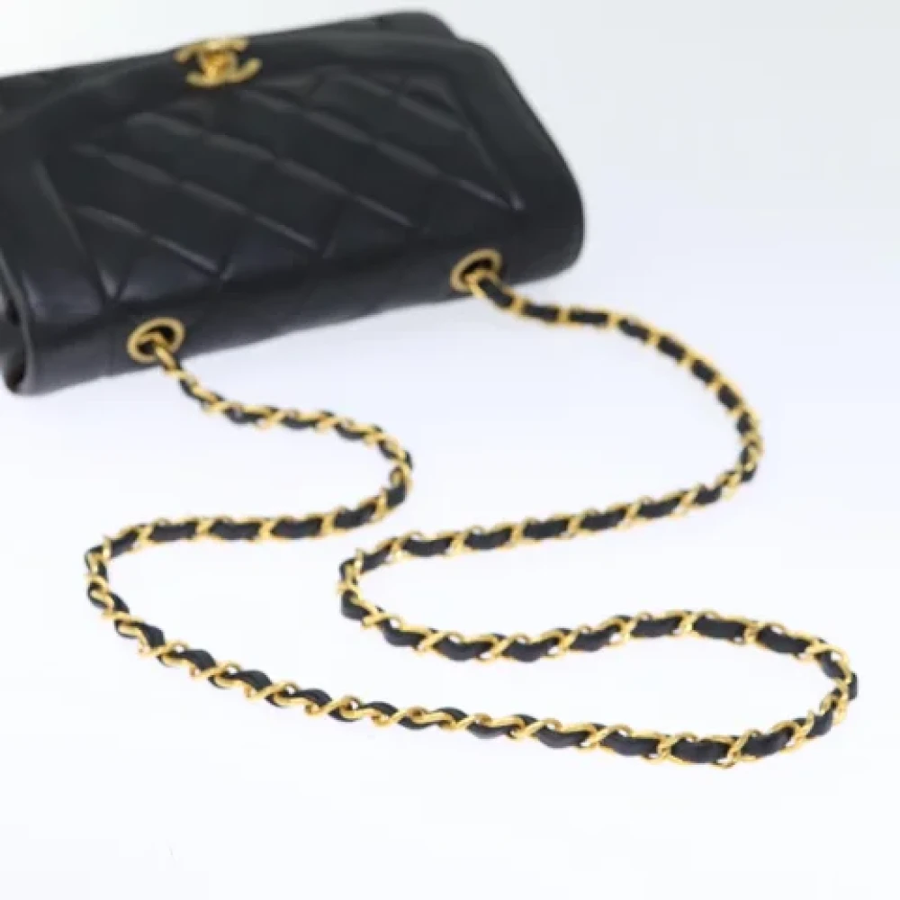 Chanel Vintage Pre-owned Leather chanel-bags Black Dames
