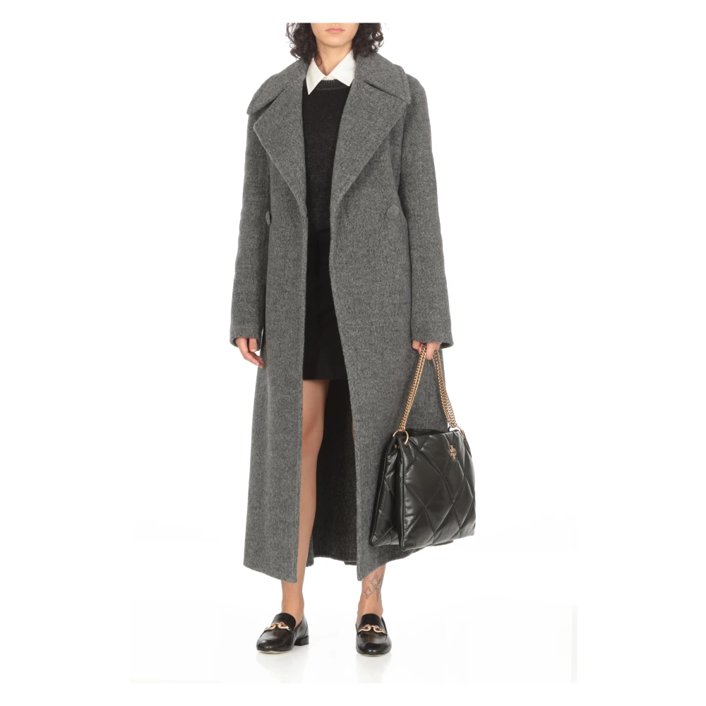 TORY BURCH Gewatteerde Zwarte Schoudertas Black Dames