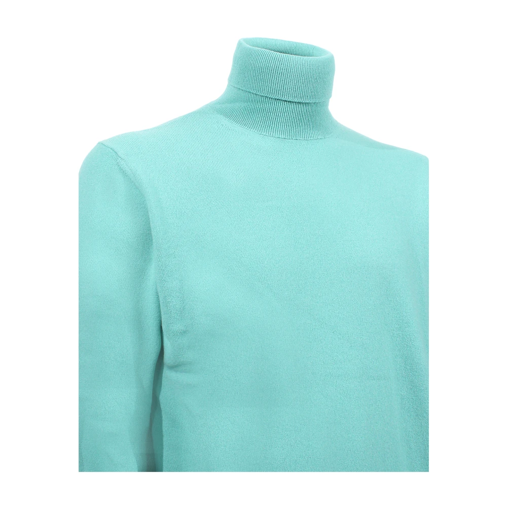 Drumohr Kasjmier Coltrui Trui Aqua Groen Green Heren