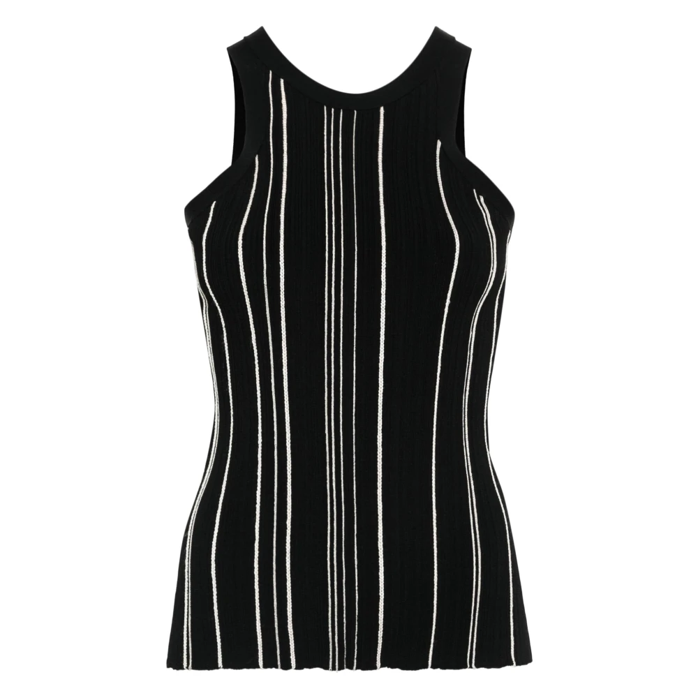 TotêMe Vlecht Tank Top Black Dames