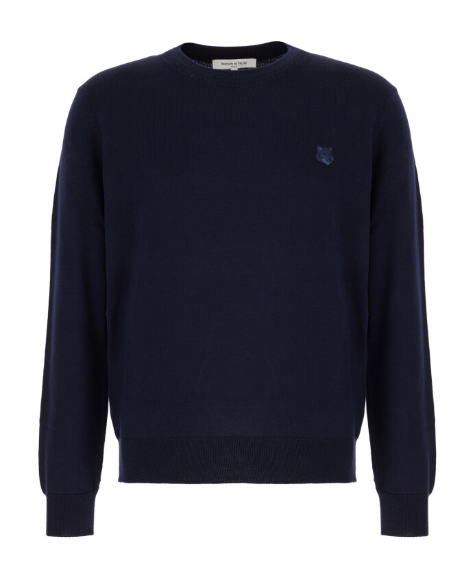 bold-fox-head-patch-regular-jumper