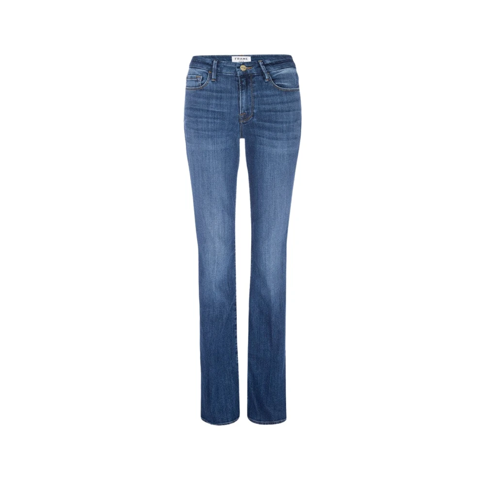 Frame Mörkblå Bootcut Jeans Blue, Dam