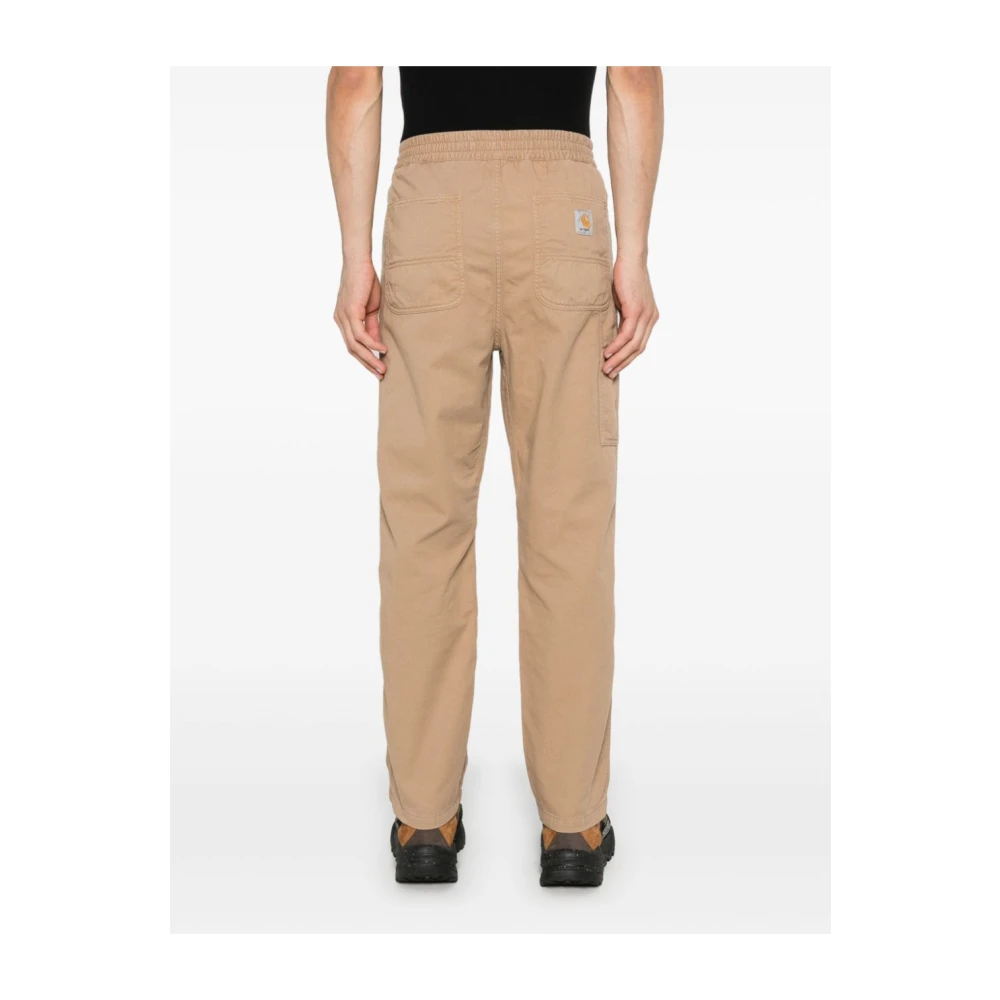 Carhartt WIP Twill Geweven Elastische Broek Duif Grijs Gray Heren