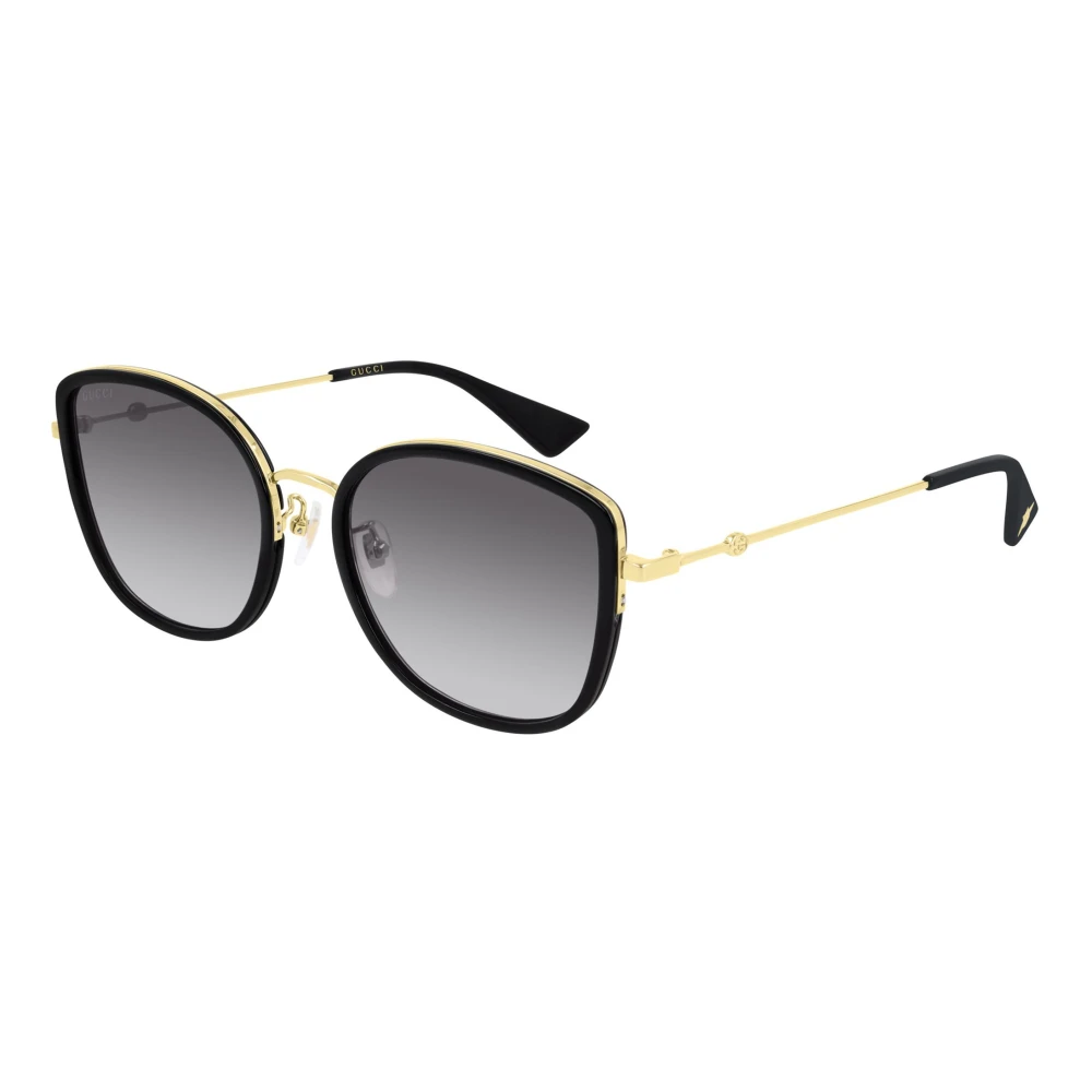 Gucci Women's Black Sunglasses, 56 Mm, Cat-Eye Sunglasses