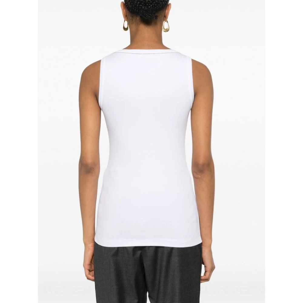 BRUNELLO CUCINELLI Witte Top Elegante Stijl White Dames
