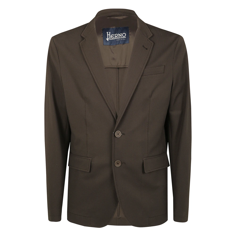 Herno - Jackets > Blazers - Brown - Herno - Modalova
