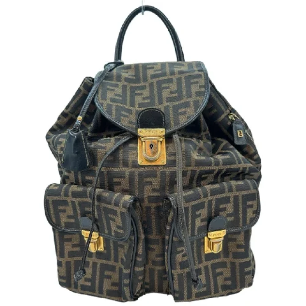 Pre-owned > Pre-owned Bags > Pre-owned Backpacks - - Fendi Vintage - Modalova