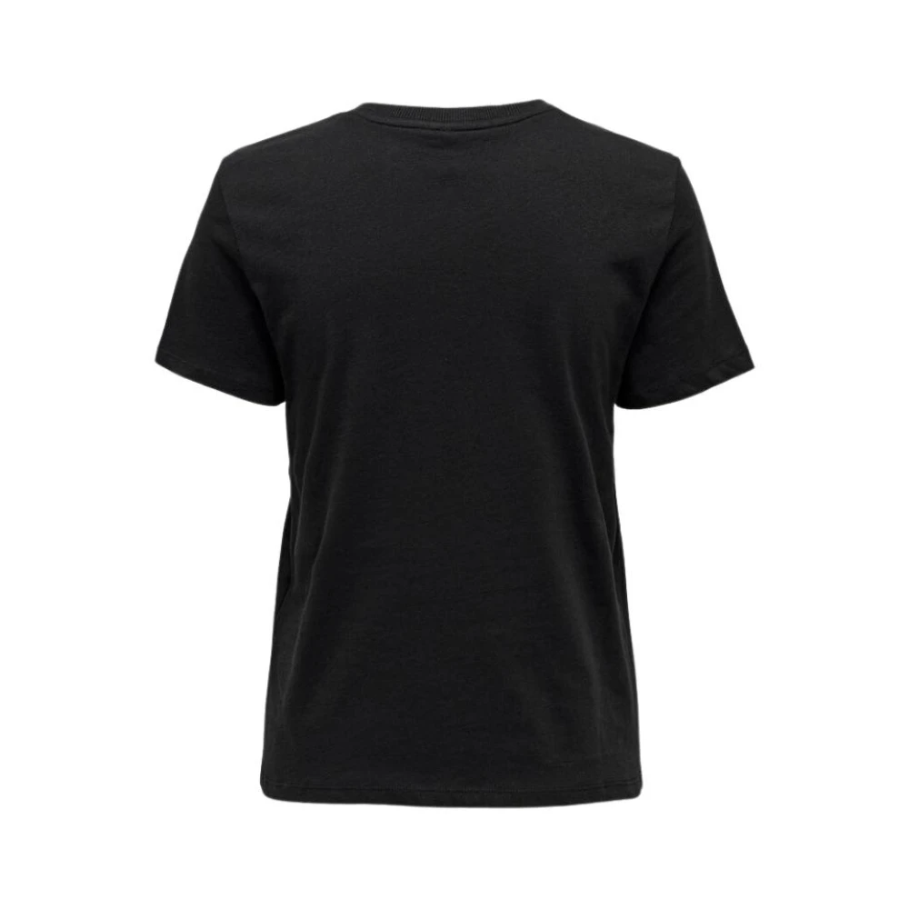 Only Klassiek T-Shirt Black Dames