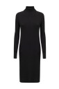 robe-midi-en-laine-noire