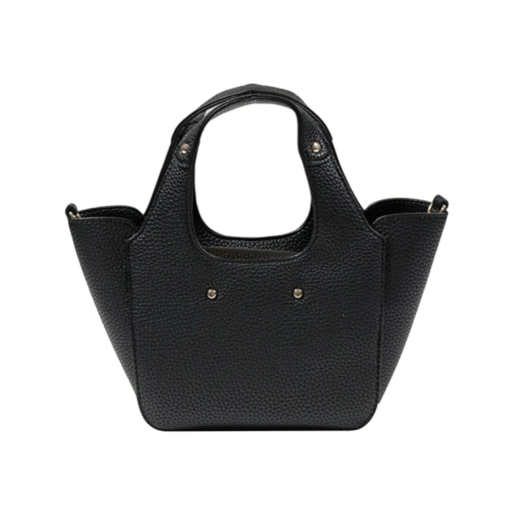 Guess Zwarte handtas met gouden details Black Dames