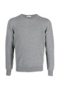 pull-col-rond-gris-clair