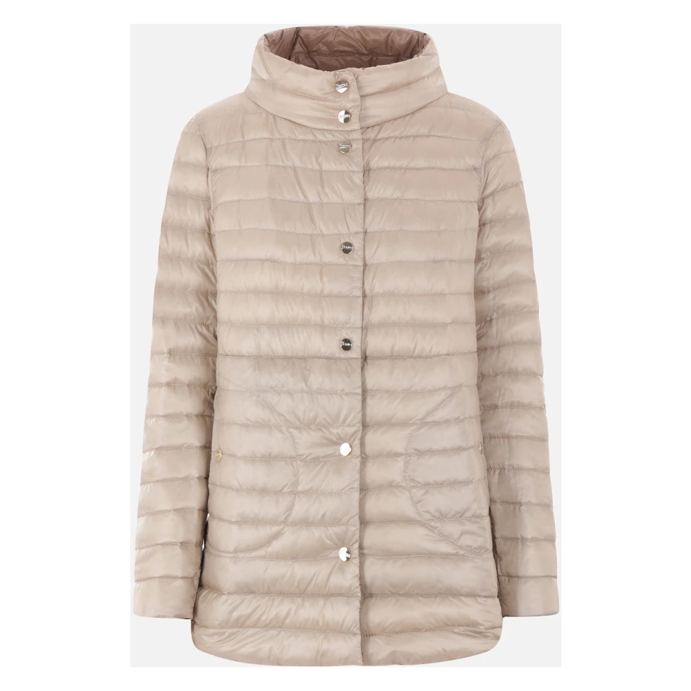 Herno Middel Chantilly Donsjas Brown Dames