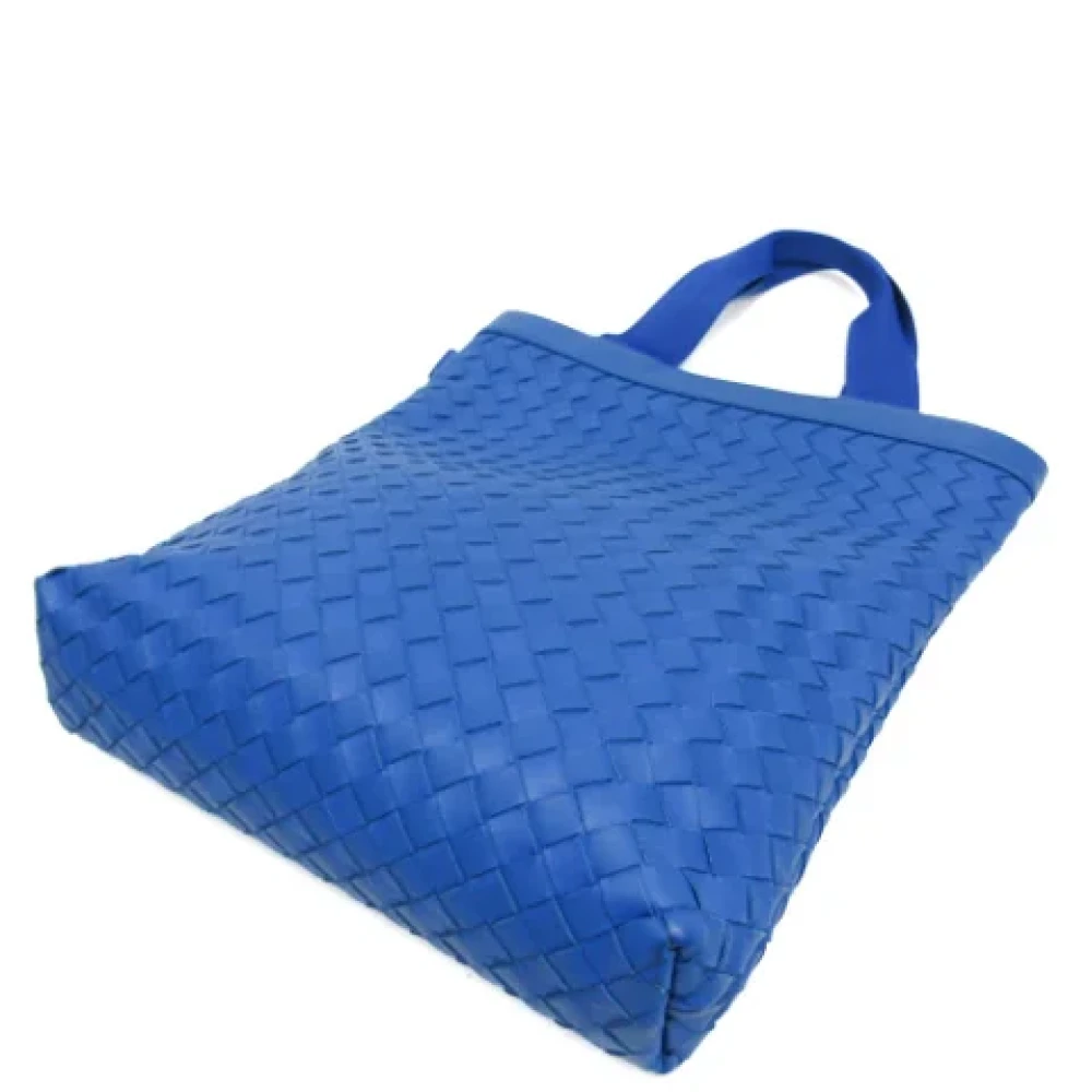 Bottega Veneta Vintage Pre-owned Leather totes Blue Dames
