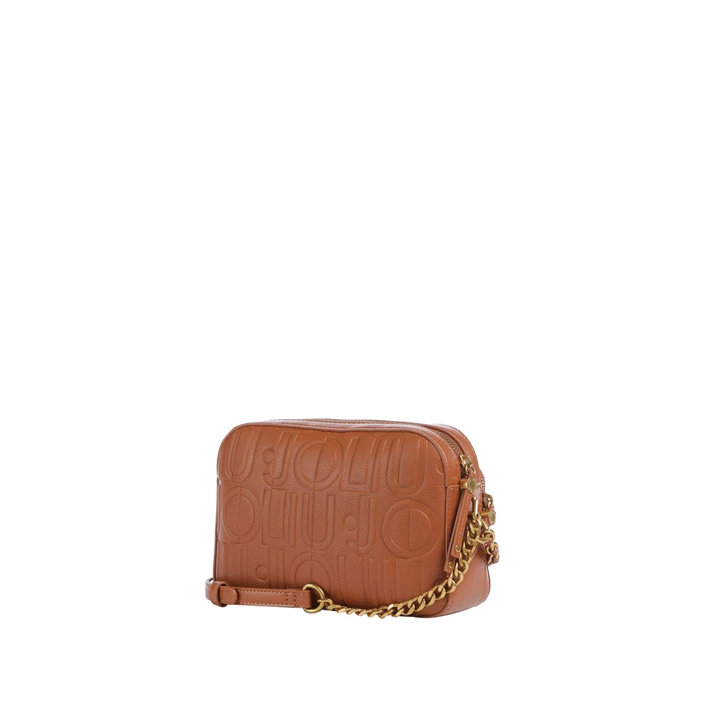 Liu Jo Bruine Schoudertas met Gouden Details Brown Dames