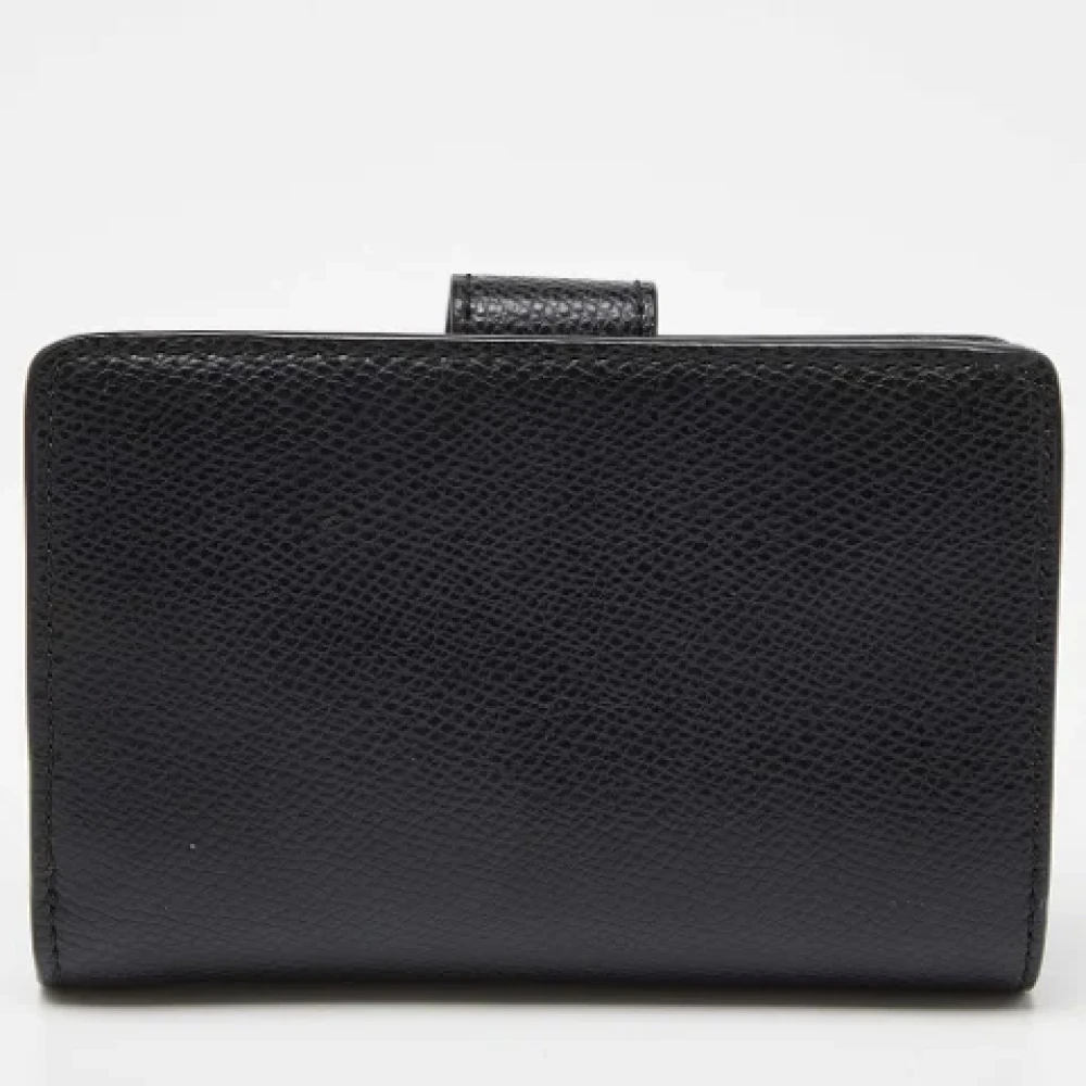 Coach Pre-owned Leather wallets Black Dames