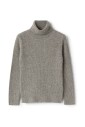 pull-gris-en-tricot-cotele-a-col-roule