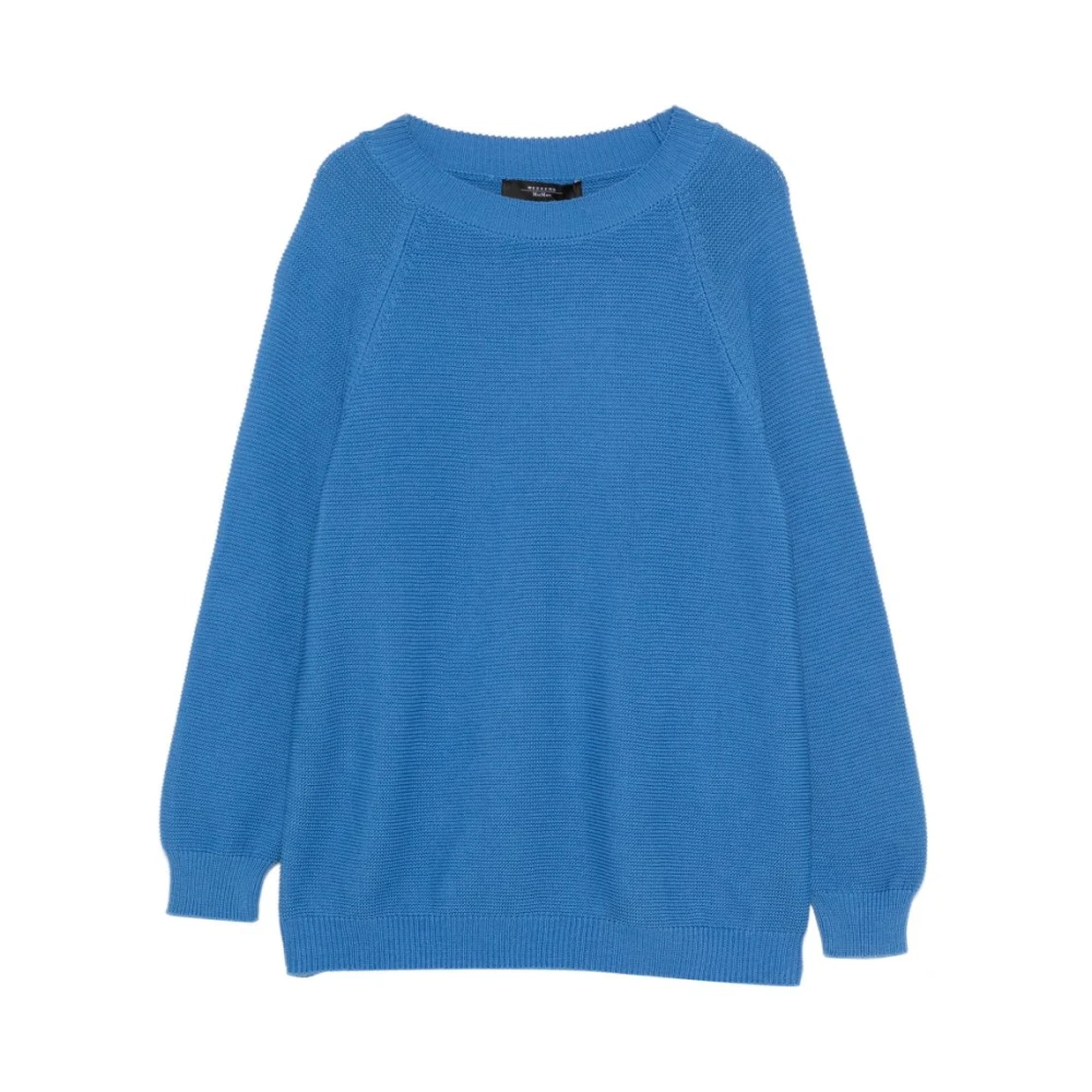 Weekend Max Mara Women's Blue Maglia Aere